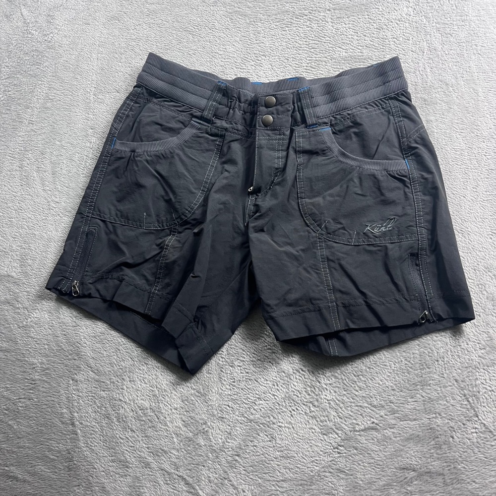 Kuhl‎ Splash 5.5 Womens Hiking Shorts Charcoal Gray Size 6 Outdoor Performance